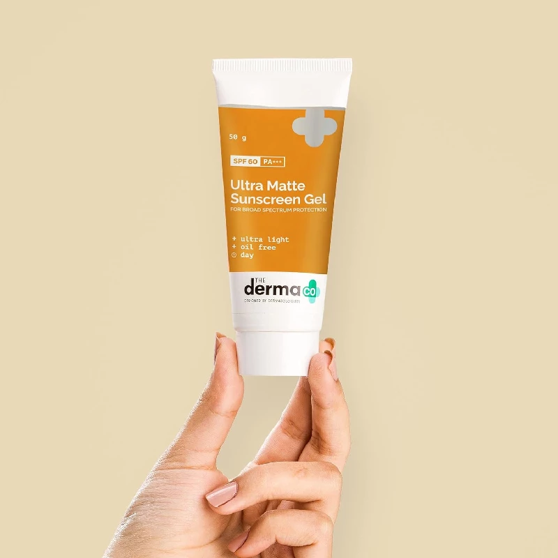 The Derma Co Ultra Matte Sunscreen Gel with SPF 60, 50 g-2.webp